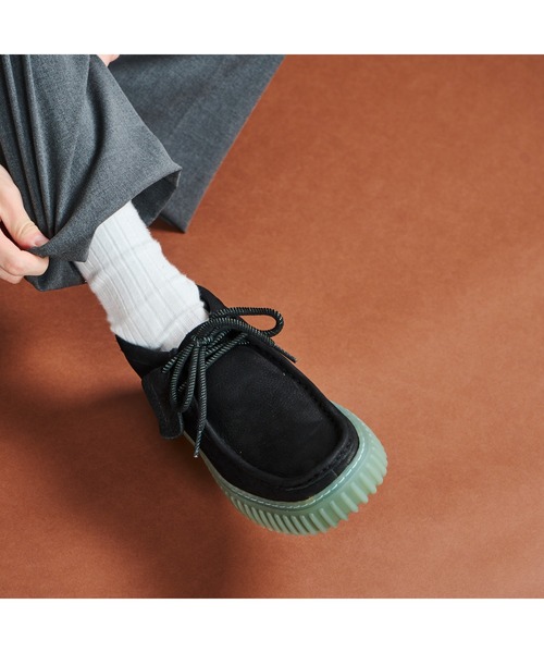 Clarks Torhill Hi ワラビー　ダークグレー　UK8 Torhill Hi / メンズ トーヒルハイ （ブラックスエード