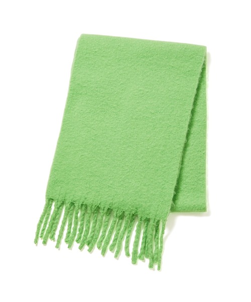 VIS（ビス）の「【リサイクルポリ】ふわふわ太フリンジマフラー（マフラー・レディース・キナリ/ラベンダー/ピンク系その他2/ライトグレー/ライトグリーン/レッド/サックスブルー/ターコイズブルー・FREE）」の14枚目の写真