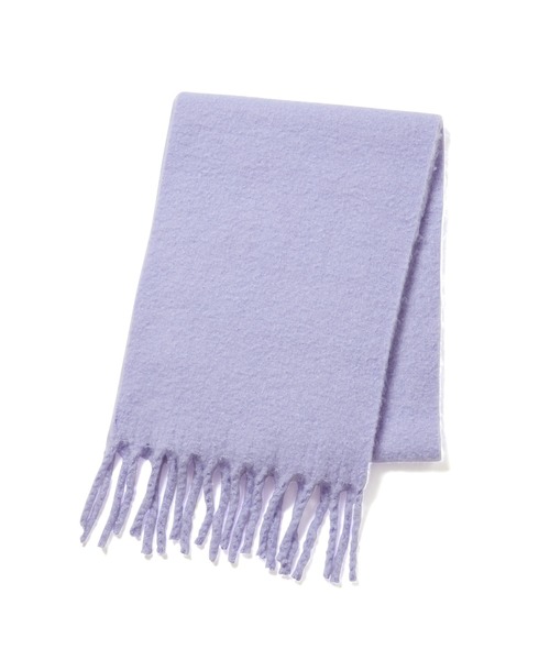 VIS（ビス）の「【リサイクルポリ】ふわふわ太フリンジマフラー（マフラー・レディース・キナリ/ラベンダー/ピンク系その他2/ライトグレー/ライトグリーン/レッド/サックスブルー/ターコイズブルー・FREE）」の15枚目の写真