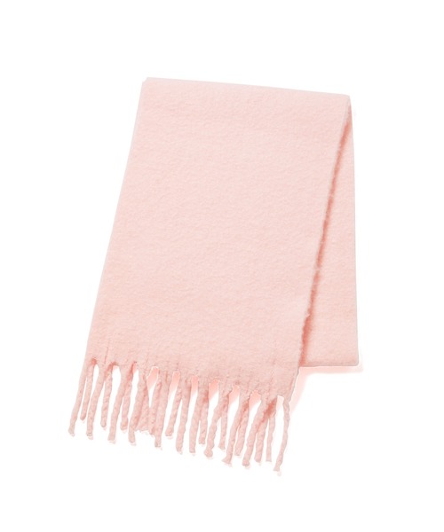 VIS（ビス）の「【リサイクルポリ】ふわふわ太フリンジマフラー（マフラー・レディース・キナリ/ラベンダー/ピンク系その他2/ライトグレー/ライトグリーン/レッド/サックスブルー/ターコイズブルー・FREE）」の17枚目の写真