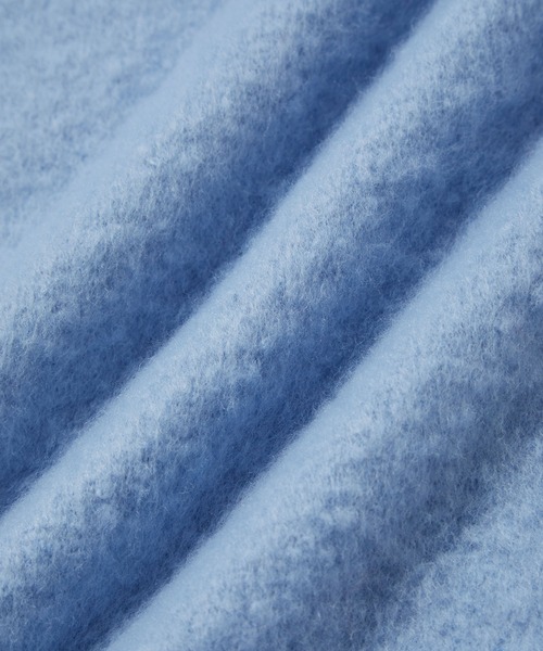 VIS（ビス）の「【リサイクルポリ】ふわふわ太フリンジマフラー（マフラー・レディース・キナリ/ラベンダー/ピンク系その他2/ライトグレー/ライトグリーン/レッド/サックスブルー/ターコイズブルー・FREE）」の20枚目の写真