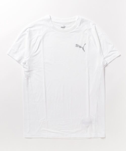 PUMA(プーマ)の「《PUMA》EVOSTRIPE Tシャツ(Tシャツ/カットソー・メンズ・ホワイト/ブラック・L/M/S/XL/XXL)」の2枚目の写真