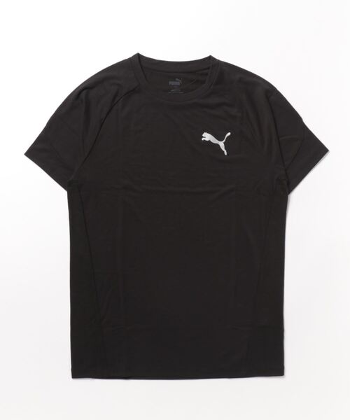 PUMA(プーマ)の「《PUMA》EVOSTRIPE Tシャツ(Tシャツ/カットソー・メンズ・ホワイト/ブラック・L/M/S/XL/XXL)」の1枚目の写真