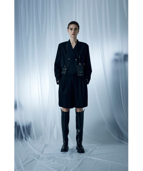 新品未使用　RIM.ARK リムアーク JK detail SH ブラウン RIM.ARK（リムアーク）の「JK detail SH（シャツ/ブラウス