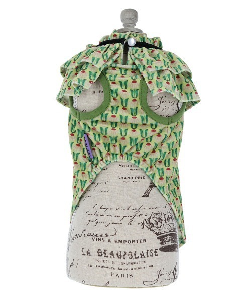 ANNA SUI(アナスイ)の「ANNA SUI/ケープ風ベロアワンピース(ペットウェア・レディース・ブラック/イエロー・S/M/L/2M/XS/2L/2XS)」の8枚目の写真