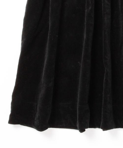 BEAMS BOY（ビームスボーイ）の「BEAMS BOY / 太コード ギャザースカート（スカート・レディース・ブラック/ベージュ・ONE SIZE）」の10枚目の写真