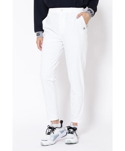 PING ホワイトパンツ LLサイズ 新品タグ付き PING APPAREL】全方向ストレッチドビーテーパードパンツ