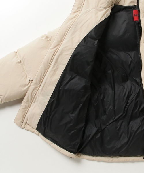 HUGO（ヒューゴ）の「デタッチャブルフード ウォーターリペレント ダウンジャケット（ダウンジャケット/コート・メンズ・ベージュ/ダークグレー・L/XL/S/M/XS/XXL）」の3枚目の写真