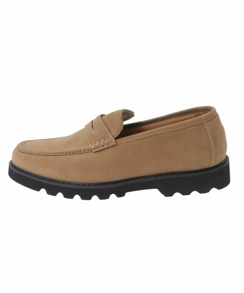 a.v.v（アーヴェヴェ）の「スエードローファー（ローファー・メンズ・ベージュ・27.5/26.5）」の4枚目の写真