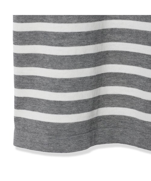 Felisi Golf(フェリージゴルフ)の「メンズ|Felisi IL GOLF(フェリージ イル ゴルフ) ストライプボートネックニット MS STRIPE LS BOAT NECK KNIT(ニット/セーター・メンズ・グレー/ホワイト/ネイビー/ベージュ・S/XL/M/L)」の13枚目の写真