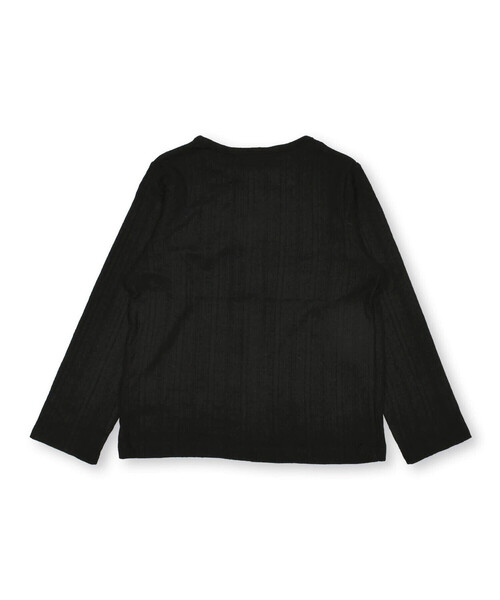 BeBe Petits Pois Vert(ベベプチポワヴェール)の「【店舗限定】ニット風リボンカーディガン(95~150cm)(カーディガン/ボレロ・キッズ・ブラック/ベージュ・120cm/130cm/95cm/110cm/100cm/140cm/150cm)」の18枚目の写真