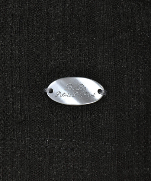 BeBe Petits Pois Vert(ベベプチポワヴェール)の「【店舗限定】ニット風リボンカーディガン(95~150cm)(カーディガン/ボレロ・キッズ・ブラック/ベージュ・120cm/130cm/95cm/110cm/100cm/140cm/150cm)」の12枚目の写真
