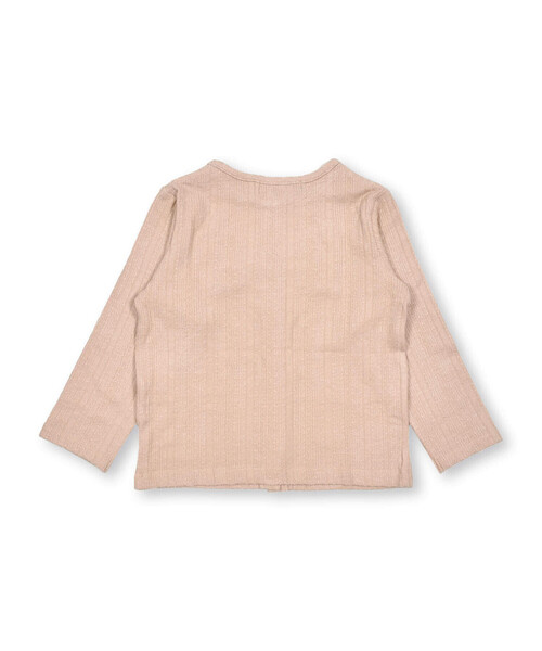 BeBe Petits Pois Vert(ベベプチポワヴェール)の「【店舗限定】ニット風リボンカーディガン(95~150cm)(カーディガン/ボレロ・キッズ・ブラック/ベージュ・120cm/130cm/95cm/110cm/100cm/140cm/150cm)」の10枚目の写真