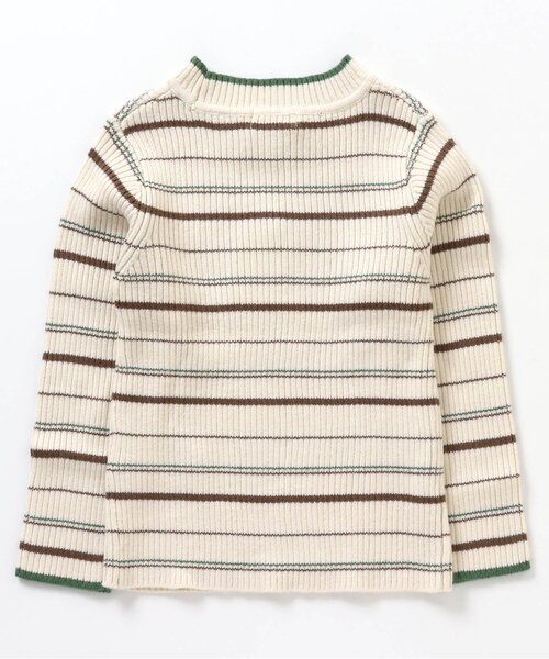 BREEZE（ブリーズ）の「もちもちリブニットトップス（ニット/セーター・キッズ・アイボリー/ブラック/イエロー/ベージュ・130/80/90/110/100/140/120）」の9枚目の写真