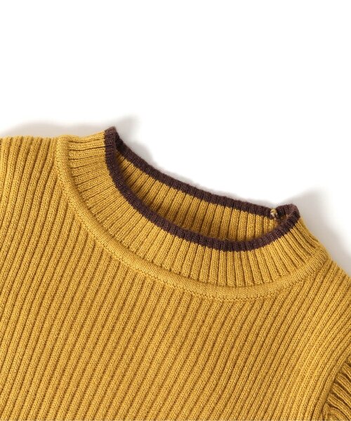 BREEZE（ブリーズ）の「もちもちリブニットトップス（ニット/セーター・キッズ・アイボリー/ブラック/イエロー/ベージュ・130/80/90/110/100/140/120）」の11枚目の写真