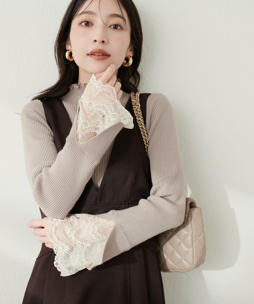 natural couture(ナチュラルクチュール)の「ビットベルト付きVネックジャンスカ(ジャンパースカート・レディース・その他1/ベージュ/ブラック/その他2/ブラウン・FREE)」の13枚目の写真