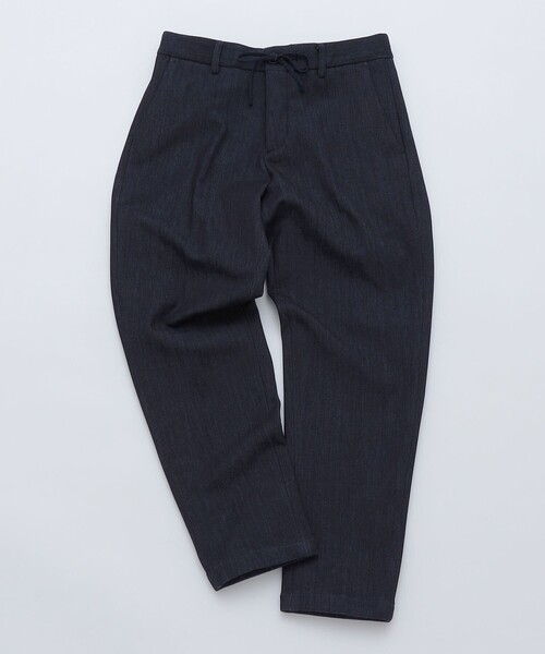 SHIPS(シップス)の「SHIPS: 〈セットアップ対応〉ダウンファブリック イージー スラックス 23AW〈デニム〉(スラックス・メンズ・ダークグレー/ネイビー・SMALL/X-LARGE/LARGE/MEDIUM)」の17枚目の写真