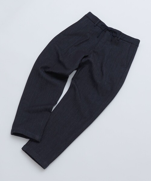 SHIPS(シップス)の「SHIPS: 〈セットアップ対応〉ダウンファブリック イージー スラックス 23AW〈デニム〉(スラックス・メンズ・ダークグレー/ネイビー・SMALL/X-LARGE/LARGE/MEDIUM)」の18枚目の写真
