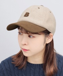 A.M.S. | メルトン×コーデュロイ サガラワッペン キャップ(キャップ)