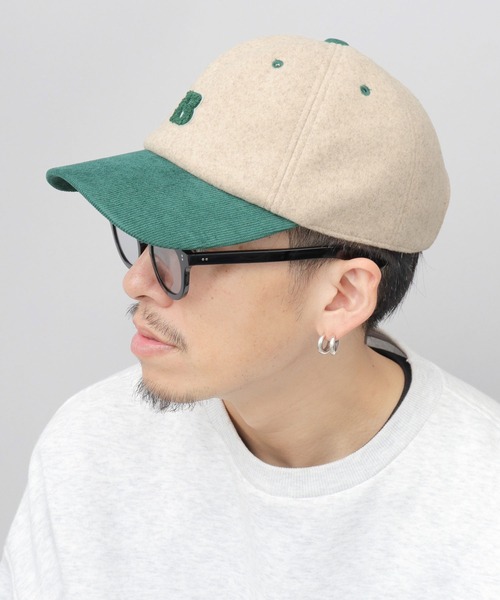 A.M.S.(エーエムエス)の「メルトン×コーデュロイ サガラワッペン キャップ(キャップ・メンズ・オフホワイト/ベージュ/ブラック・FREE)」の15枚目の写真