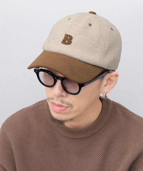 A.M.S.(エーエムエス)の「メルトン×コーデュロイ サガラワッペン キャップ(キャップ・メンズ・オフホワイト/ベージュ/ブラック・FREE)」の20枚目の写真
