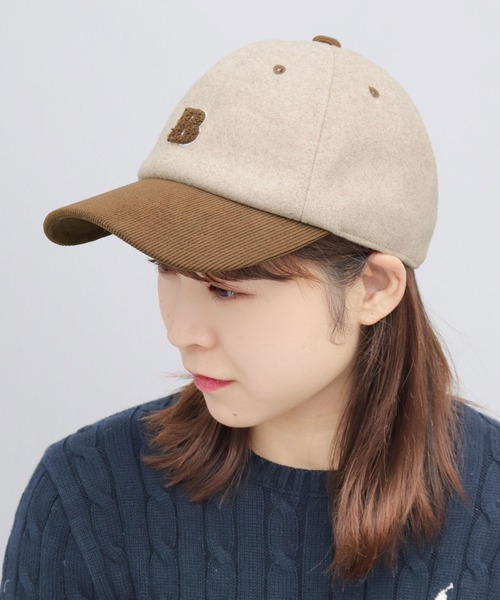 A.M.S.(エーエムエス)の「メルトン×コーデュロイ サガラワッペン キャップ(キャップ・メンズ・オフホワイト/ベージュ/ブラック・FREE)」の12枚目の写真
