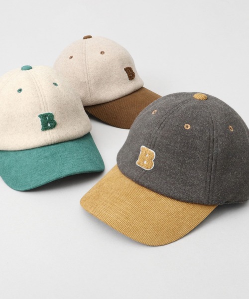 A.M.S.(エーエムエス)の「メルトン×コーデュロイ サガラワッペン キャップ(キャップ・メンズ・オフホワイト/ベージュ/ブラック・FREE)」の17枚目の写真
