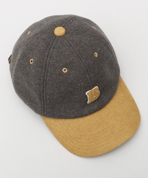 A.M.S.(エーエムエス)の「メルトン×コーデュロイ サガラワッペン キャップ(キャップ・メンズ・オフホワイト/ベージュ/ブラック・FREE)」の7枚目の写真