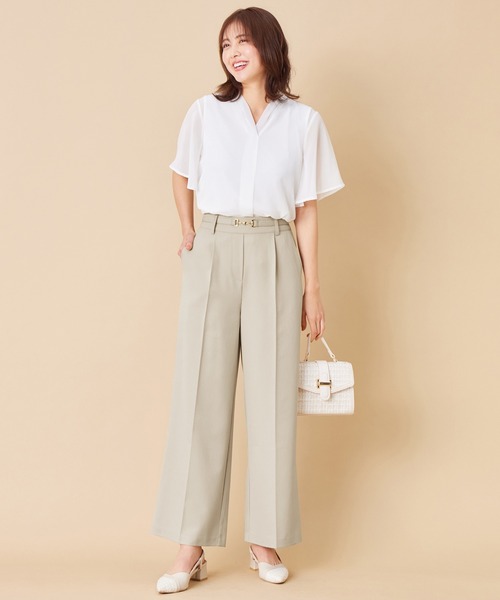 ▼ アリエッタページ△ alotta(アロッタ)の「ビット付ワイドパンツ(その他パンツ