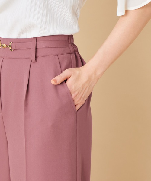 alotta(アロッタ)の「ビット付ワイドパンツ(その他パンツ・レディース・ピンク/ネイビー/ライトベージュ・M/LL/L/MEDIUM/LARGE/X-LARGE)」の13枚目の写真