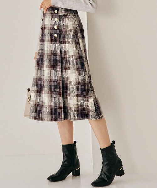 grove（グローブ）の「◇金ボタンが華やか！高見えツイード