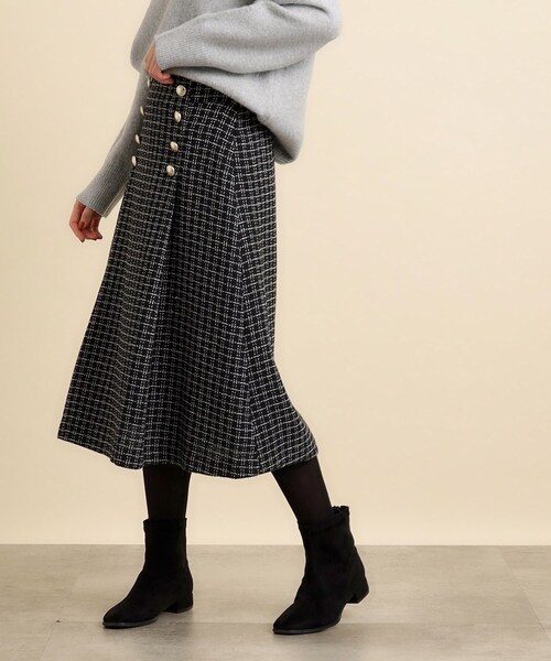 grove（グローブ）の「◇金ボタンが華やか！高見えツイード