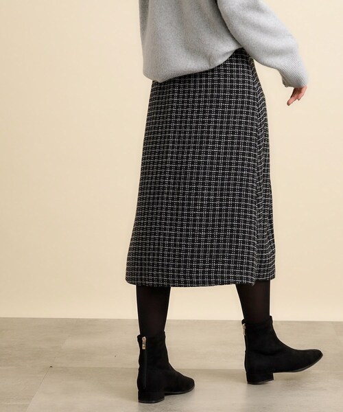 grove 高見え間違いなし！こだわり仕立てのツイードジャケット 金ボタン 高見え間違いなし！こだわり仕立てのツイードジャケット