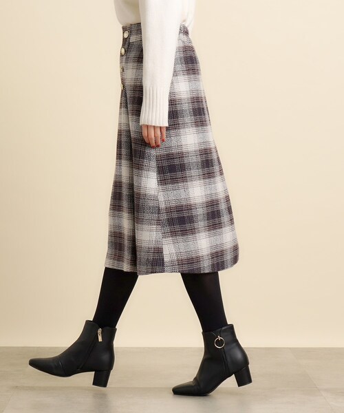 grove 高見え間違いなし！こだわり仕立てのツイードジャケット 金ボタン 高見え間違いなし！こだわり仕立てのツイードジャケット