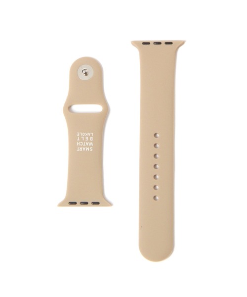 LAKOLE（ラコレ）の「AppleWatchベルト[シリコン] / 990196（デジタル腕時計・レディース・チャコール/レッド/ベージュ/ブルー/アイボリー・X-SMALL/SMALL）」の3枚目の写真