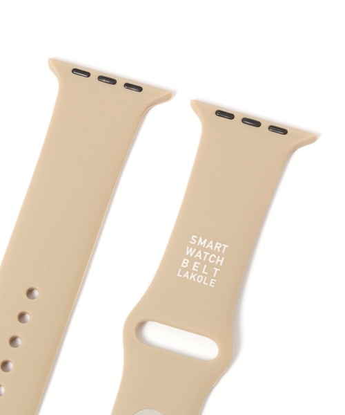 LAKOLE（ラコレ）の「AppleWatchベルト[シリコン] / 990196（デジタル腕時計・レディース・チャコール/レッド/ベージュ/ブルー/アイボリー・X-SMALL/SMALL）」の15枚目の写真