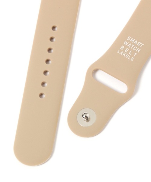 LAKOLE（ラコレ）の「AppleWatchベルト[シリコン] / 990196（デジタル腕時計・レディース・チャコール/レッド/ベージュ/ブルー/アイボリー・X-SMALL/SMALL）」の17枚目の写真