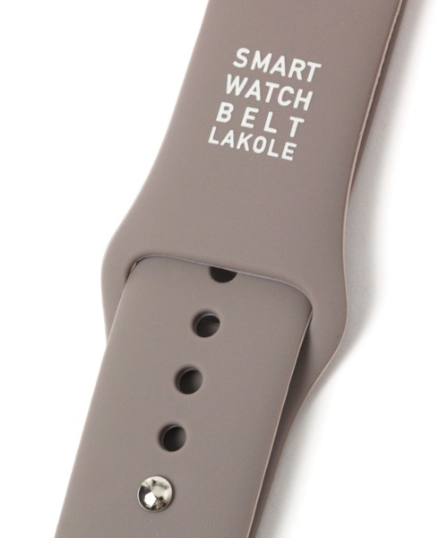 LAKOLE（ラコレ）の「AppleWatchベルト[シリコン] / 990196（デジタル腕時計・レディース・チャコール/レッド/ベージュ/ブルー/アイボリー・X-SMALL/SMALL）」の19枚目の写真