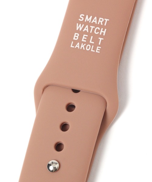 LAKOLE（ラコレ）の「AppleWatchベルト[シリコン] / 990196（デジタル腕時計・レディース・チャコール/レッド/ベージュ/ブルー/アイボリー・X-SMALL/SMALL）」の22枚目の写真