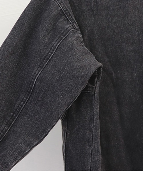 Miniministore(ミニミニストア)の「デニムジャケット レディース Gジャン(デニムジャケット・レディース・サックスブルー/ブラック・フリー)」の18枚目の写真