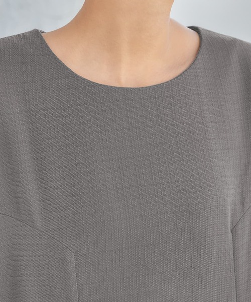 STYLE DELI(スタイルデリ)の「【LUXE】ベスト付きマーメイドラインワンピース(ワンピース・レディース・グレー/ライトブラウン・01/02)」の12枚目の写真