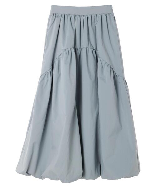 ELENCARE DUE(エレンカーレデュエ)の「・ELENCARE DUE ティアードバルーンスカート(スカート・レディース・ブラック/アイボリー/サックスブルー/チャコールグレー・FREE)」の11枚目の写真