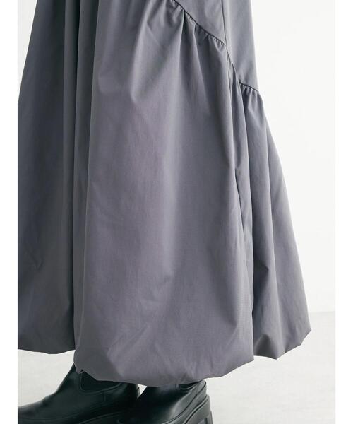 ELENCARE DUE(エレンカーレデュエ)の「・ELENCARE DUE ティアードバルーンスカート(スカート・レディース・ブラック/アイボリー/サックスブルー/チャコールグレー・FREE)」の14枚目の写真