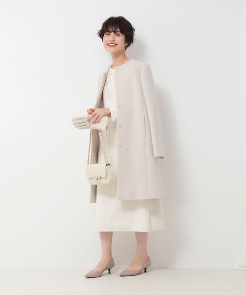 NOLLEY’S(ノーリーズ)の「圧縮ジャージジャンパースカート(ワンピース・レディース・ブラック/ライトグレー/オフホワイト・38)」の21枚目の写真