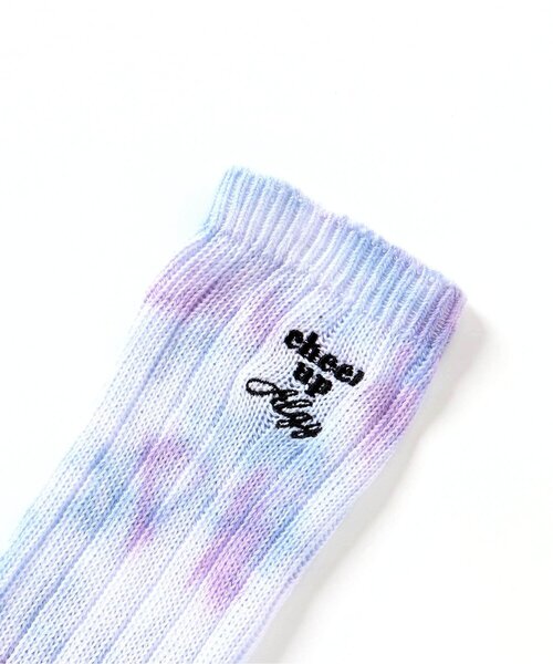 algy（アルジー）の「タイダイルーズソックス（ソックス/靴下・キッズ・サックスブルー/ラベンダー/ピンク・21/24）」の4枚目の写真