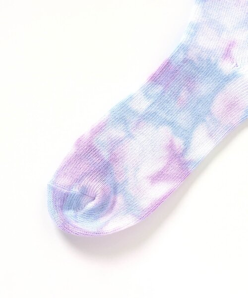 algy（アルジー）の「タイダイルーズソックス（ソックス/靴下・キッズ・サックスブルー/ラベンダー/ピンク・21/24）」の5枚目の写真
