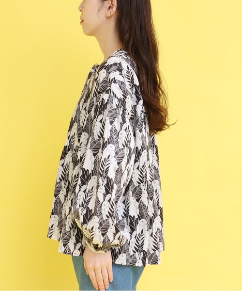 didizizi（ディディジジ）の「うさぎプリントリボンギャザーBL（シャツ/ブラウス・レディース・ブラック/ブルー・FREE）」の17枚目の写真