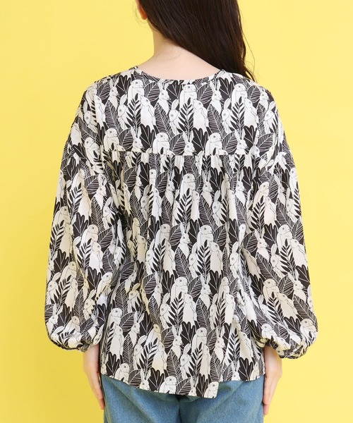 didizizi（ディディジジ）の「うさぎプリントリボンギャザーBL（シャツ/ブラウス・レディース・ブラック/ブルー・FREE）」の18枚目の写真