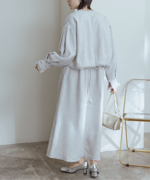 Eimee Law（エイミーロウ）の「ツィード クロップドジャケット