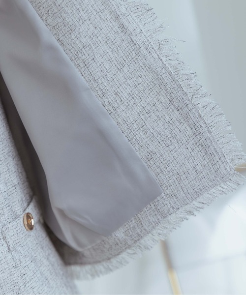 Eimee Law（エイミーロウ）の「ツィード クロップドジャケット（ノー